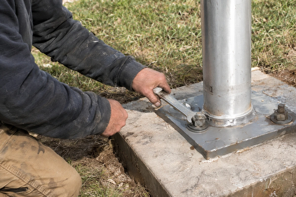 Flagpole installation and repair contractor